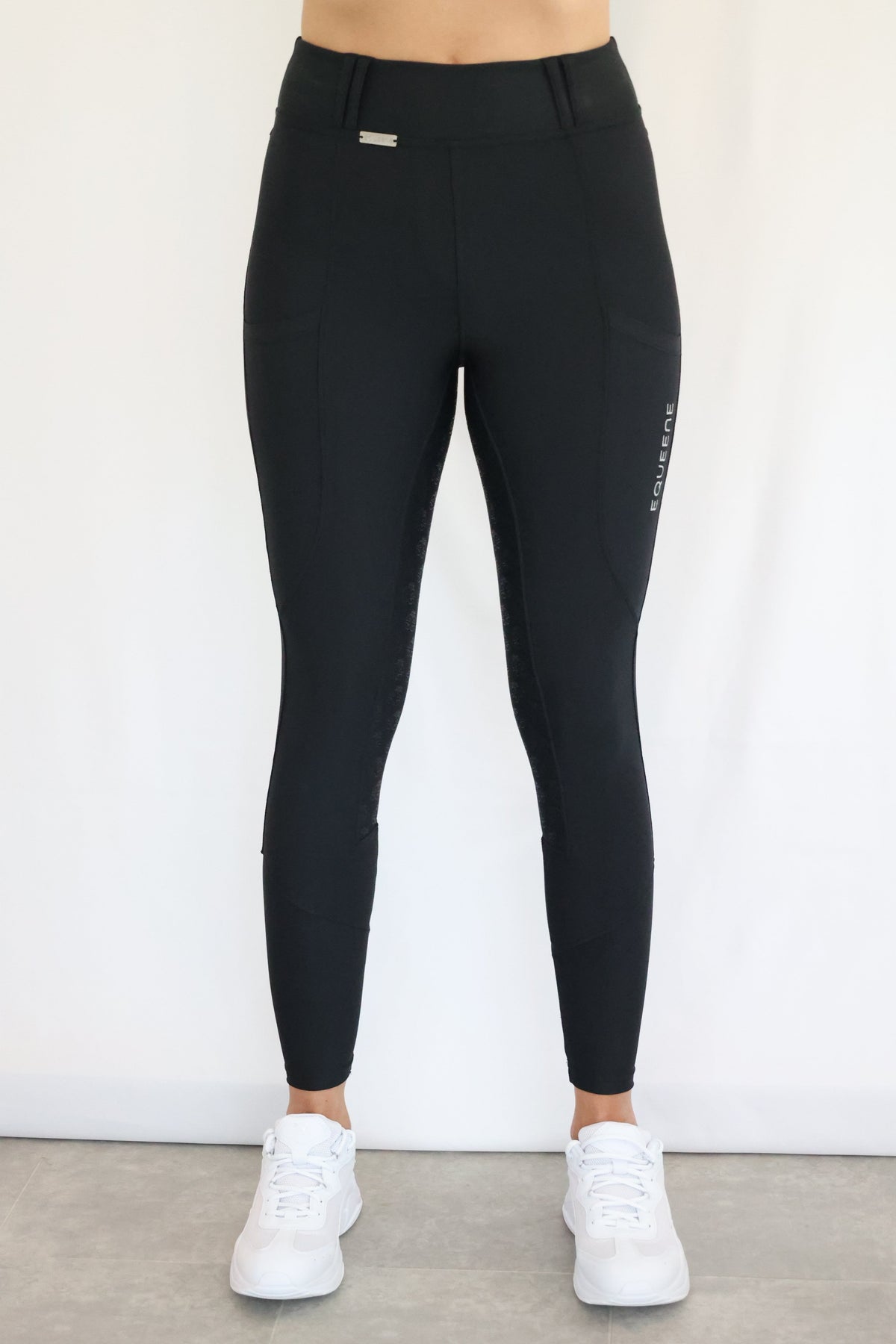 EQUEENE Performance Riding Breeches - Black