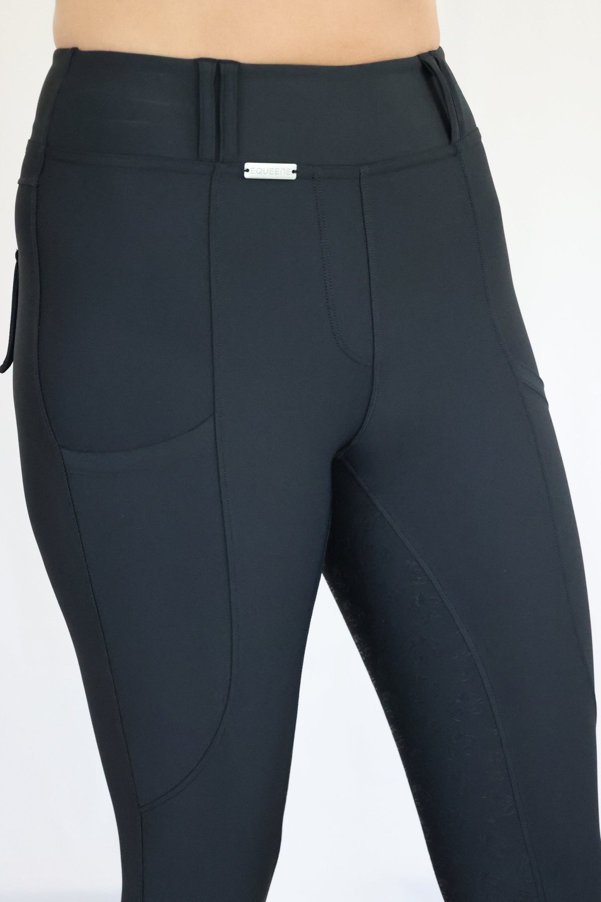 EQUEENE Performance Riding Breeches - Black
