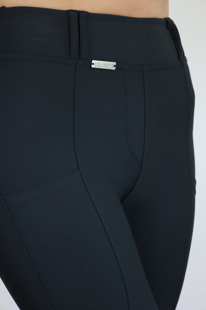 EQUEENE Performance Riding Breeches - Black