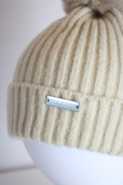 EQUEENE Beanie Hat - Stone
