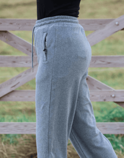 EQUEENE Lola Polar Sweatpants - Charcoal
