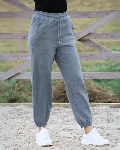 EQUEENE Lola Polar Sweatpants - Charcoal