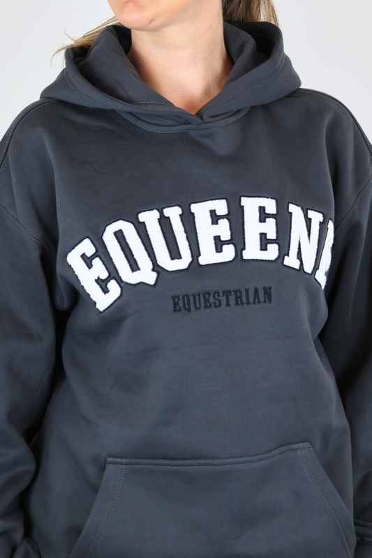 EQUEENE Ellie Oversized Hoodie - Granite