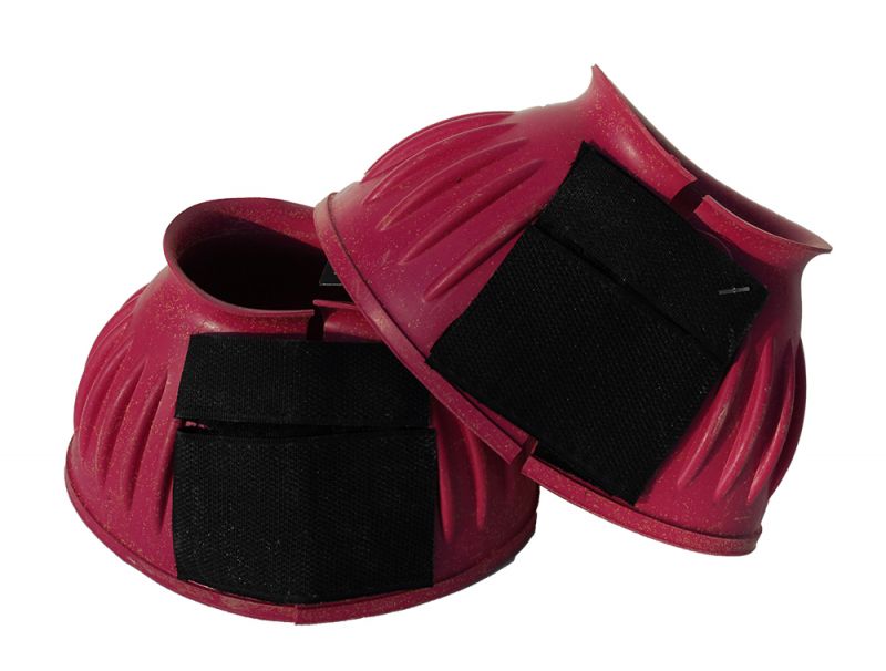 Rhinegold Touch Tape Fastening Over Reach Boots- Various Colours