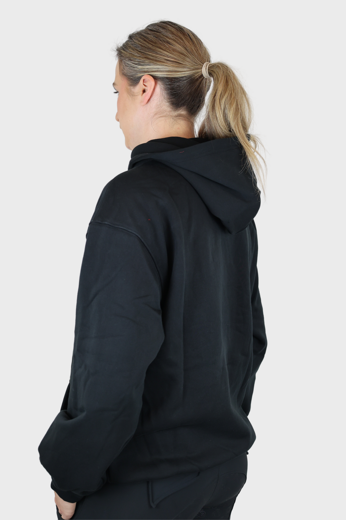 EQUEENE Ellie Oversized Hoodie - Black