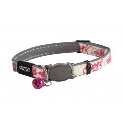Rogz Glow in the Dark Catz Pink Butterfly Cat Collar 20-31 cm