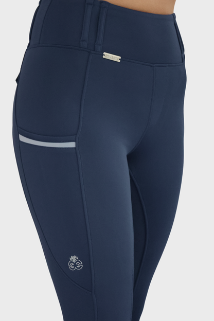 EQUEENE Pro Winter Breeches - Navy