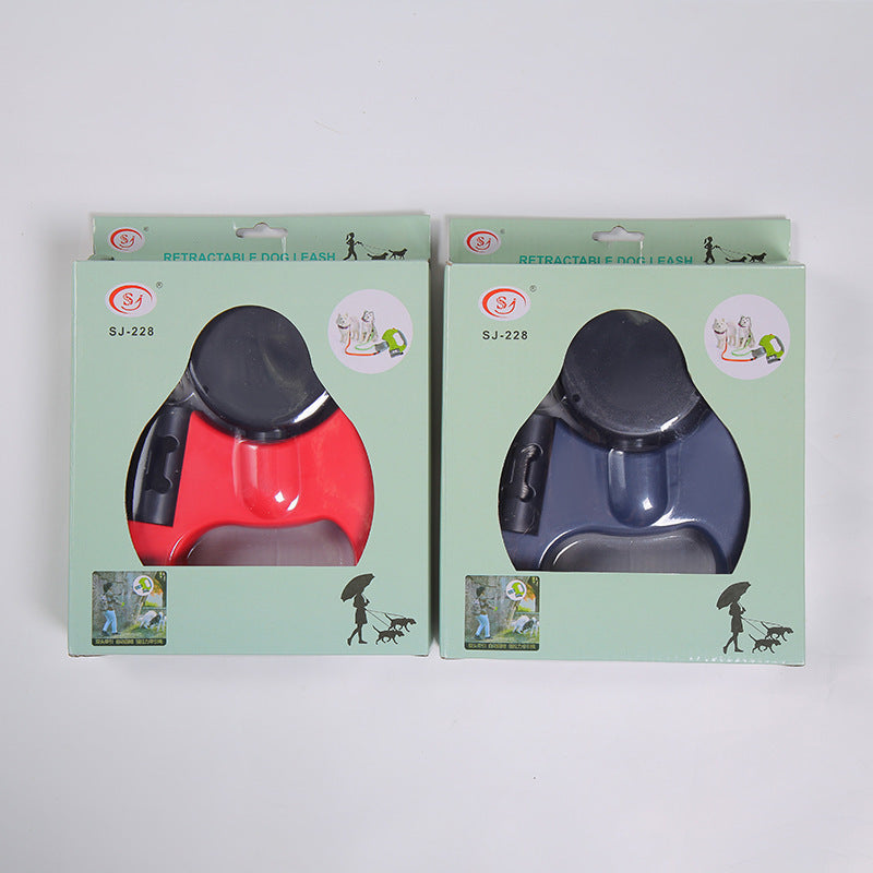 Creative Retractable Two Dog Lead