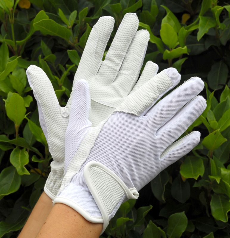 Rhinegold Super Stretch Mesh Back Riding Gloves