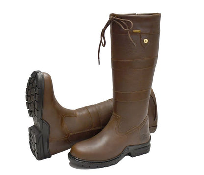 Rhinegold Beaumont Waterproof Country Boot Wider Calf Fitting