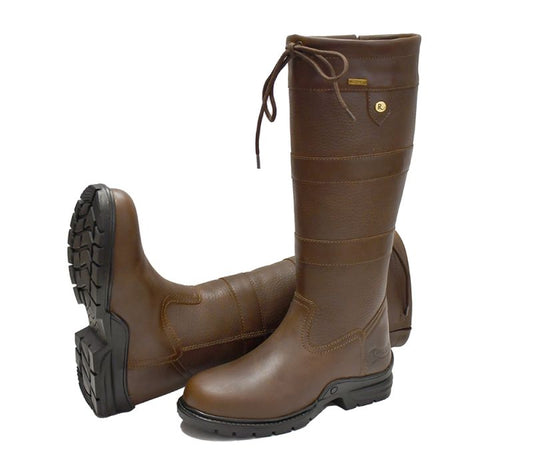 Rhinegold Beaumont Waterproof Country Boot Wider Calf Fitting