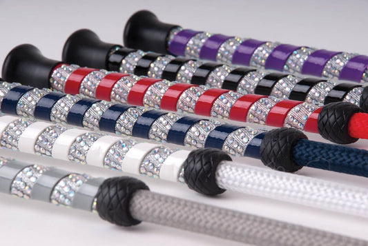 Harlequin Crystal Riding Crop