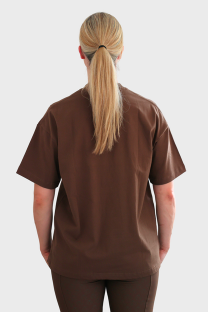 Tessa Oversized Tee - Espresso
