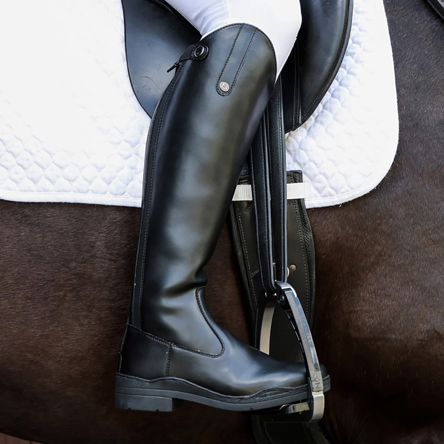 BROGINI MODENA VEGAN LONG RIDING BOOTS X-WIDE - GB651