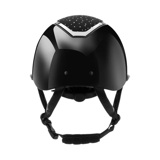 Charles Owen EQx KYLO (MIPS) Black Gloss with Chrome Crystal