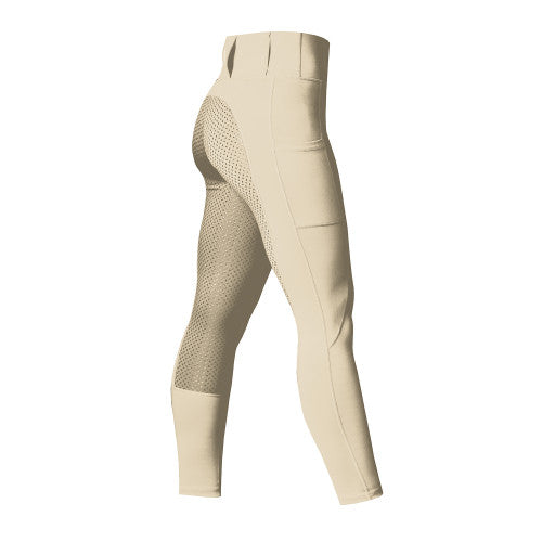 Equitech Performance Riding tights- Beige/ Ladies