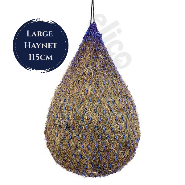 Elico 115cm Polperro Hay/Haylage Net (Cerise/Royal)