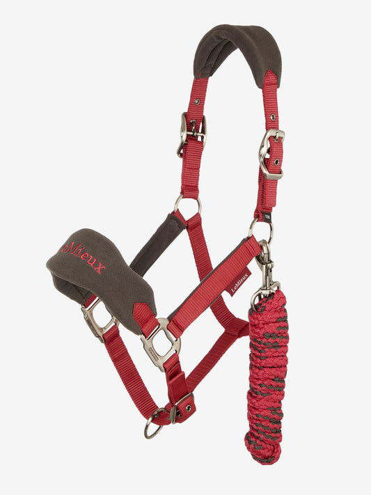 Lemieux Vogue Head collar and lead rope set- Ember