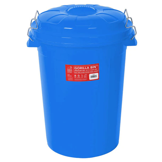 Gorilla Bin 50L with Clip Lid
