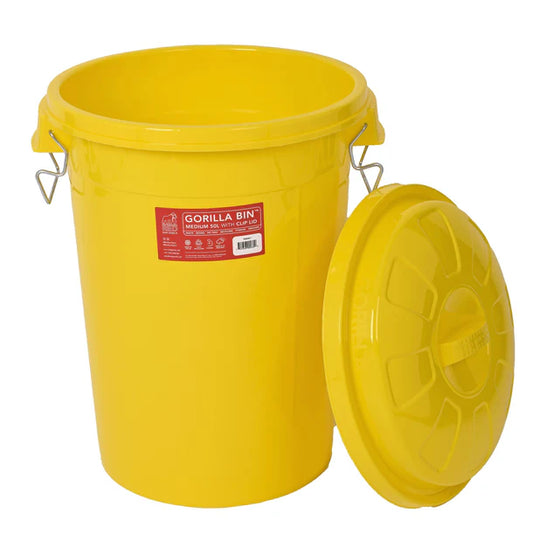 Gorilla Bin 50L with Clip Lid