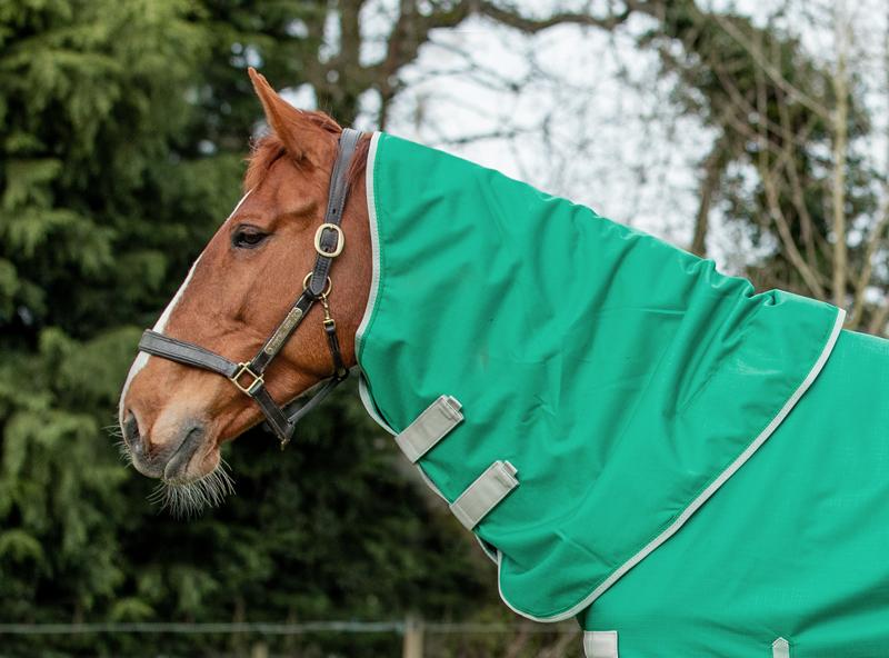 Swish 200g Turnout Rug Neck Cover - Green