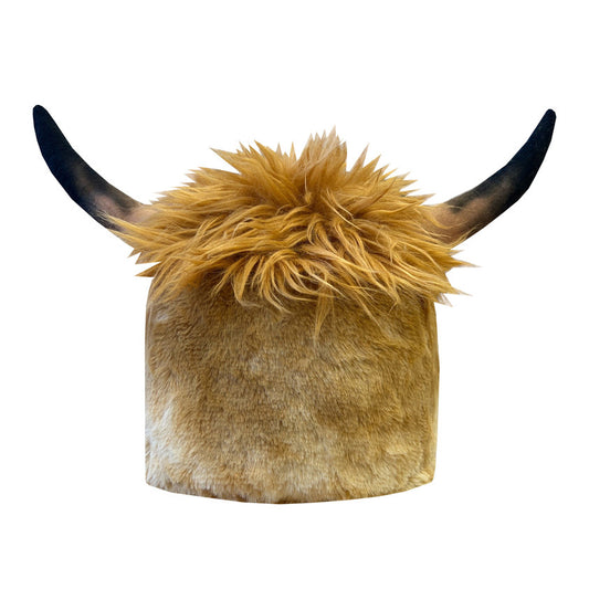Equetech Childs Heather Highland Cow Hat Silk