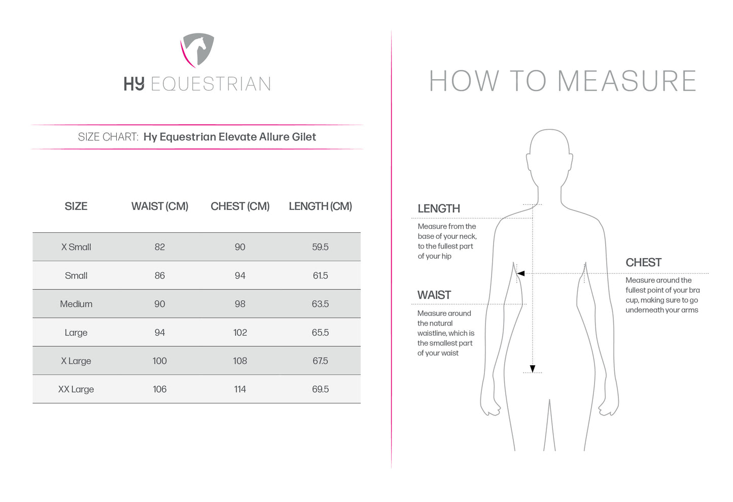 Hy Equestrian Elevate Allure Gilet- Navy