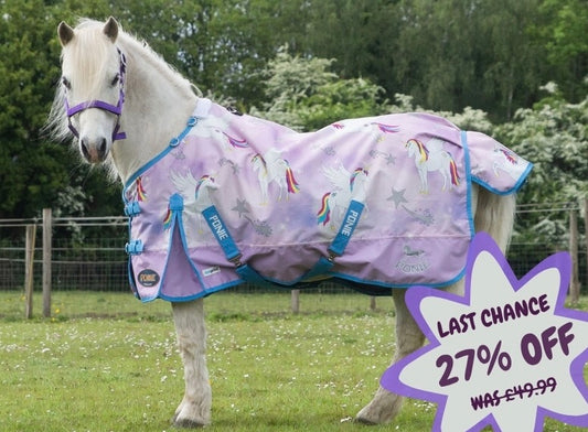 PONIE-LIMITED EDITION 'Pegacorn' Duraproof Lightweight / 0G Turnout