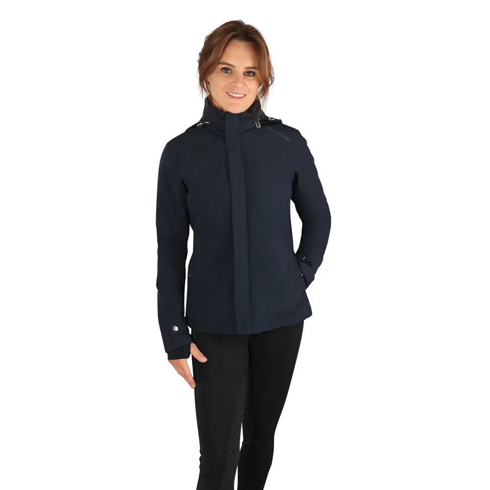 Hy Equestrian Elevate Waterproof Jacket- Navy