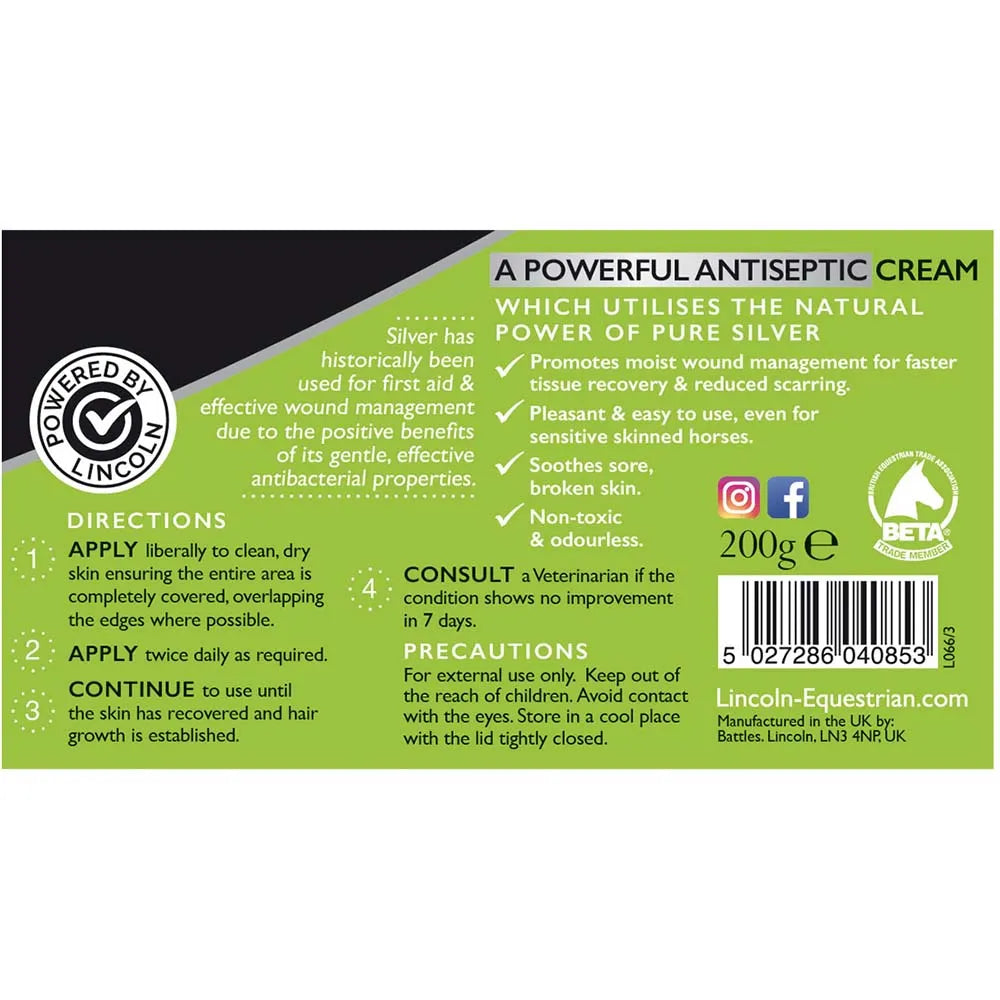 Lincoln Silver Wound Cream 200g