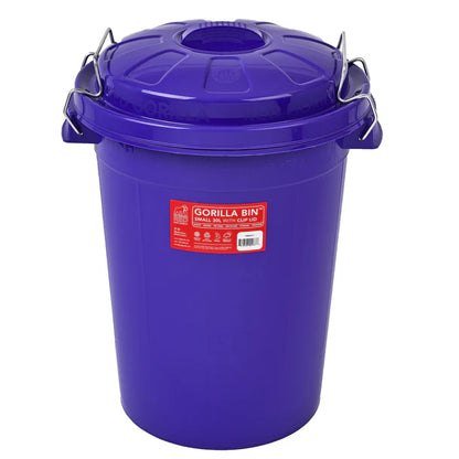 Gorilla Bin 30L Bin With Clip Lid