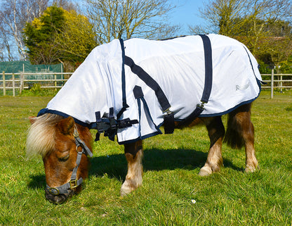 Rhinegold Mini Fly Rug-Includes Detachable Neck Cover (3'6" to 4'3")