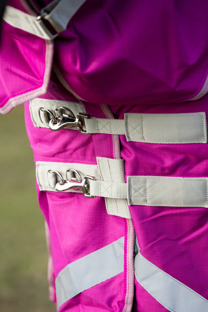 Swish 450g Ultimate Fixed Neck Turnout Rug - Mulberry