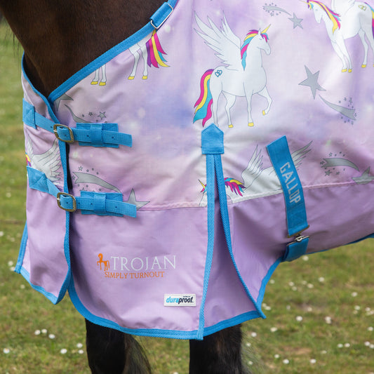 TROJAN LIMITED EDITION  'Pegacorn' Lightweight 0g Duraproof Turnout