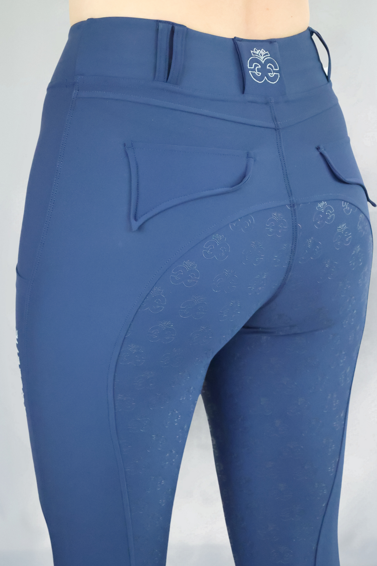 EQUEENE Performance Riding Breeches - Navy