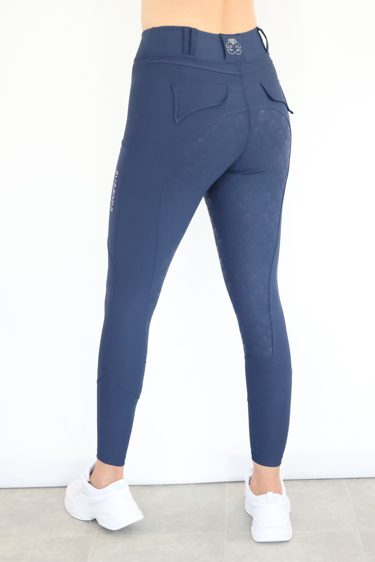 EQUEENE Performance Riding Breeches - Navy