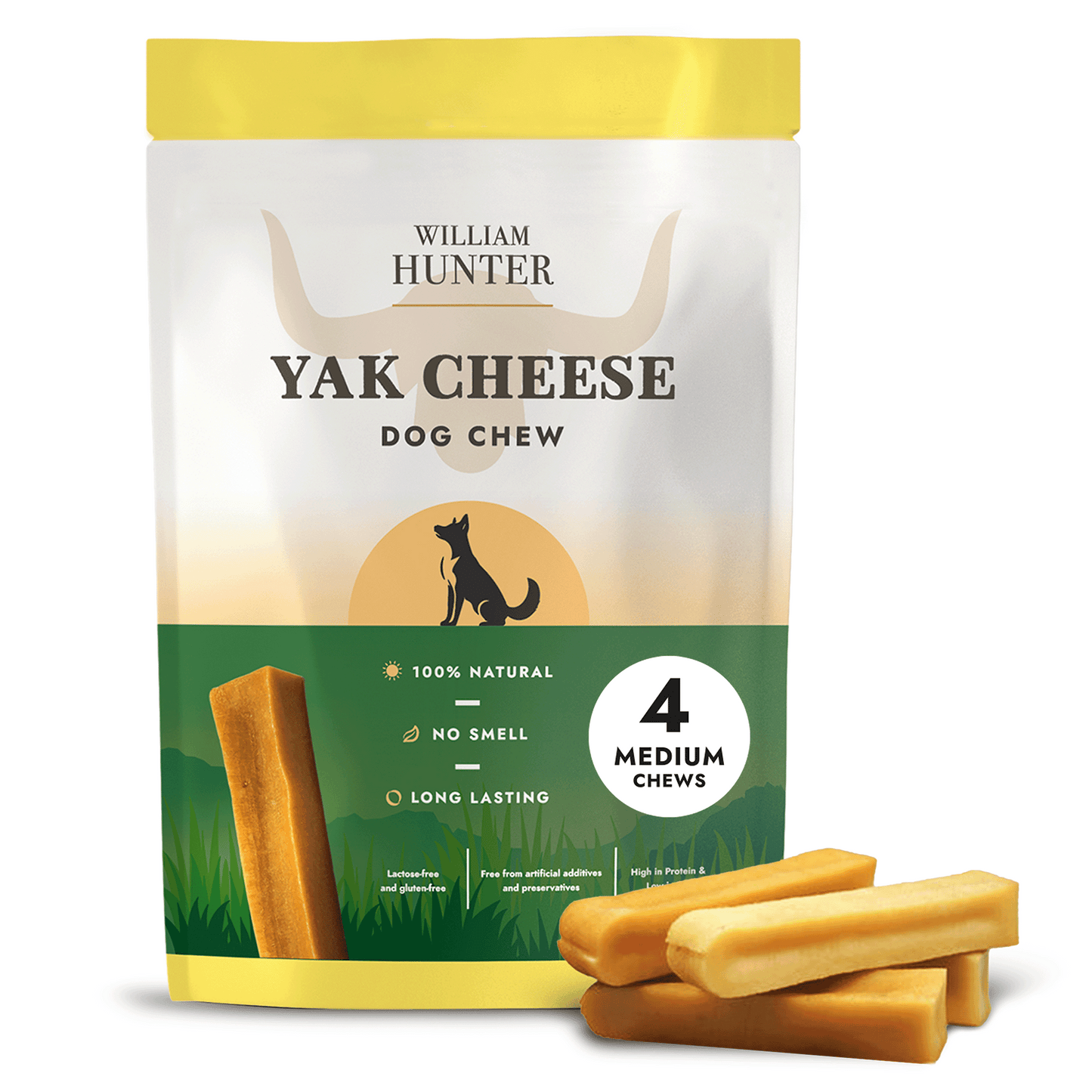 William Hunter® – Genuine Himalayan Yak Chews- Various sizes