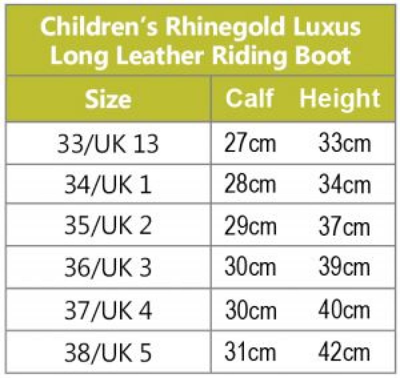 Rhinegold Young Rider Elite Luxus Soft Luxury Leather Riding Boots