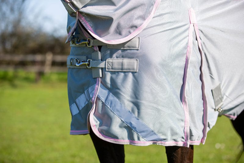 Swish Fly Turnout Combination Rug (MESH) - Baby Pink