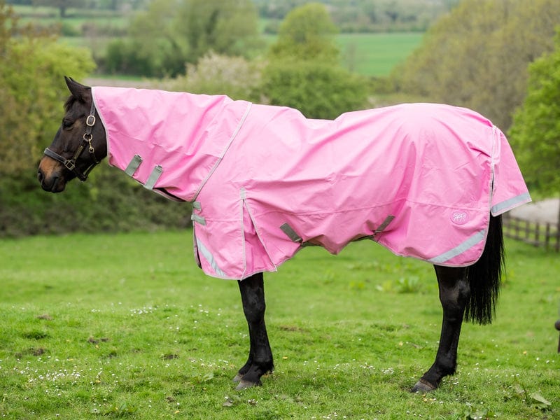 Swish 50g Detachable Neck Turnout Rug - Baby Pink