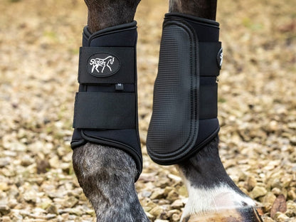 Swish Double Locking Brushing Boots - Black