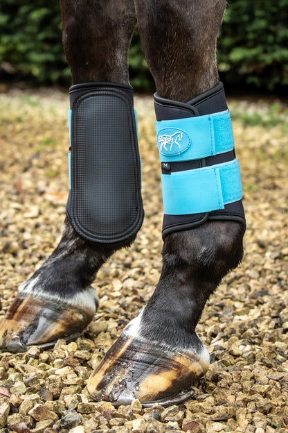 Swish Double Locking Brushing Boots - Blue