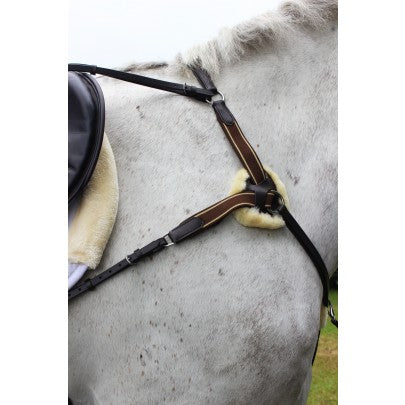 Leather 5-Point Breastplate- Full Size