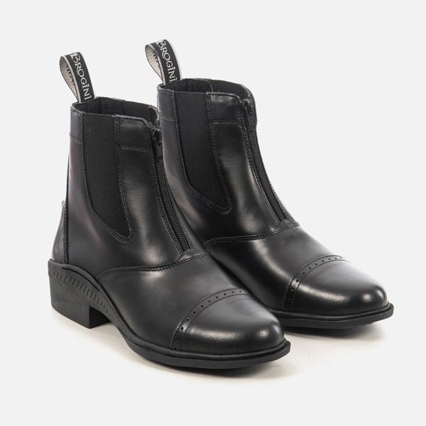 Brogini Tivoli Zipped Boots- Black