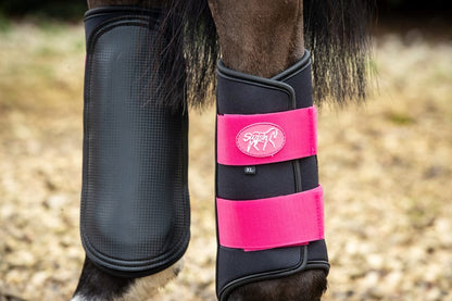 Swish Double Locking Brushing Boots - Pink