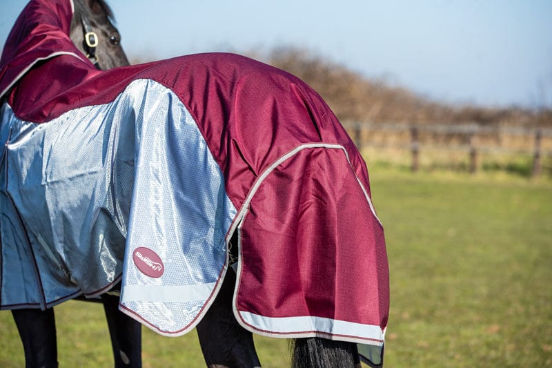 Swish Fly Turnout Combination Rug -burgundy