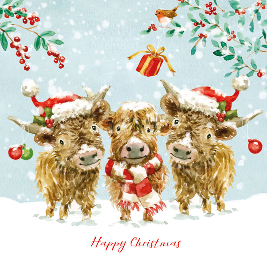 Christmas Cards- Highland Cow