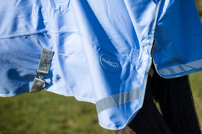 Swish 0g Detachable Neck Turnout Rug - Cornflower