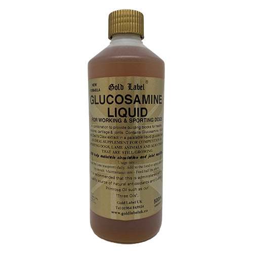 Glucosamine Liquid for Dogs (Gold Label) 500ml