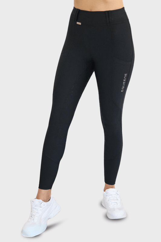 EQUEENE Performance Riding Breeches - Black